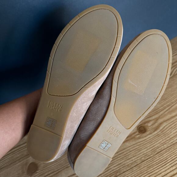 Eileen Fisher Tan Flats - Picture 9 of 9